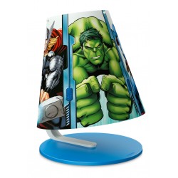 Avengers table lamp blue 1x4W SELV